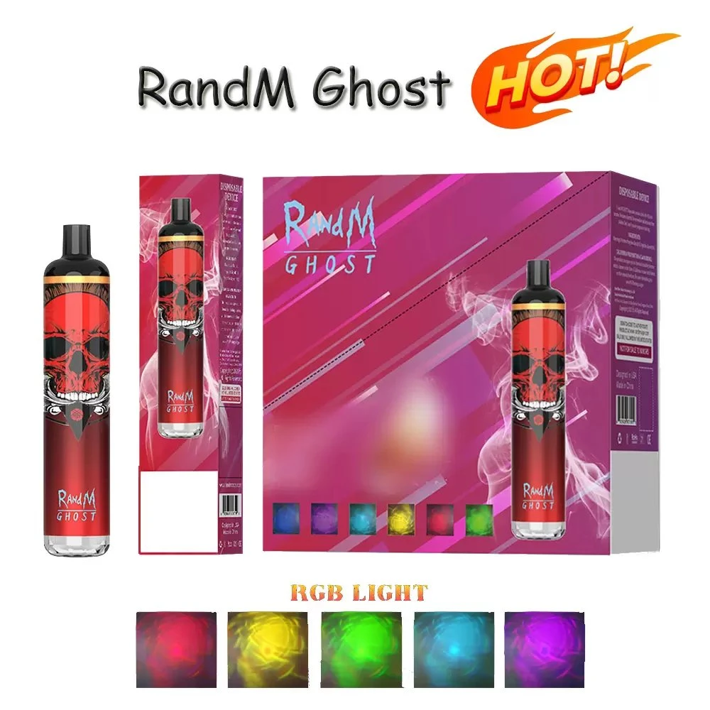 Vape Randm desechables Dazzle Ghost 4000 Dispositivo de bolitas de cigarrillos electrónicos