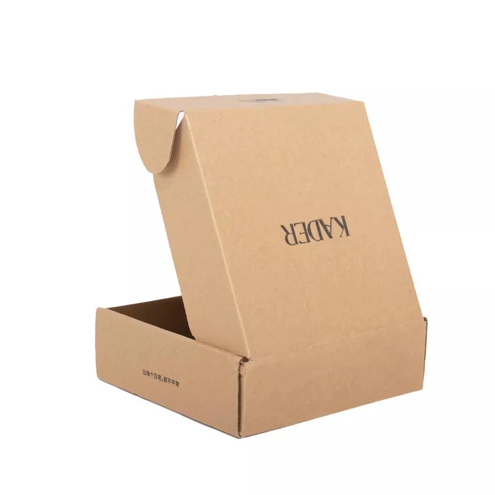 Corrugated Widely Used Mailer Boxes Cheap Small Brown Shipping Boxes Products Packing Shipping Folding Boxes with Custom Logo