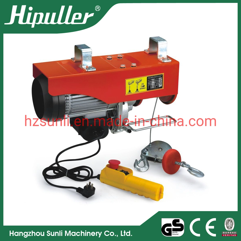 CE Certifiate High Quality PA Type Mini Electric Wire Rope Block and Electric Wire Rope Hoist