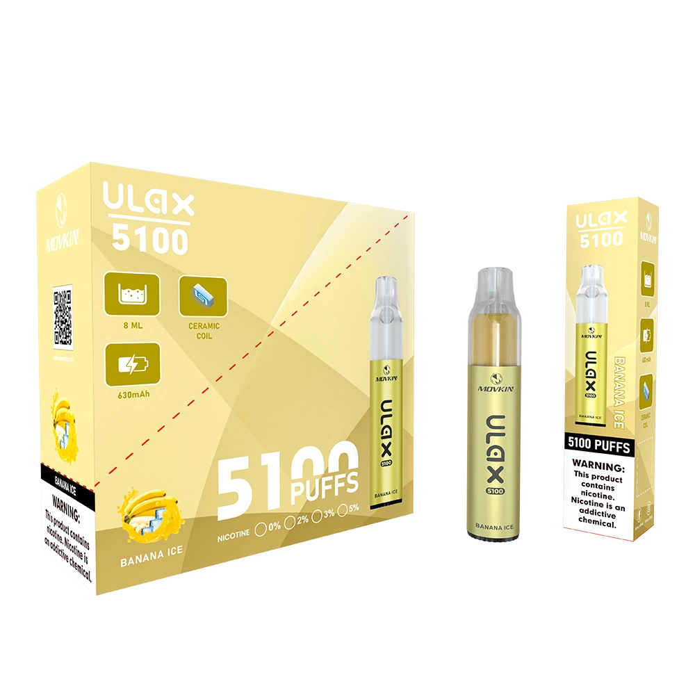 Großhandel 10ml E CIGS Fumot Vape 5100 Puffs mit Keramik Ulax 5100 Einwegvape Spule