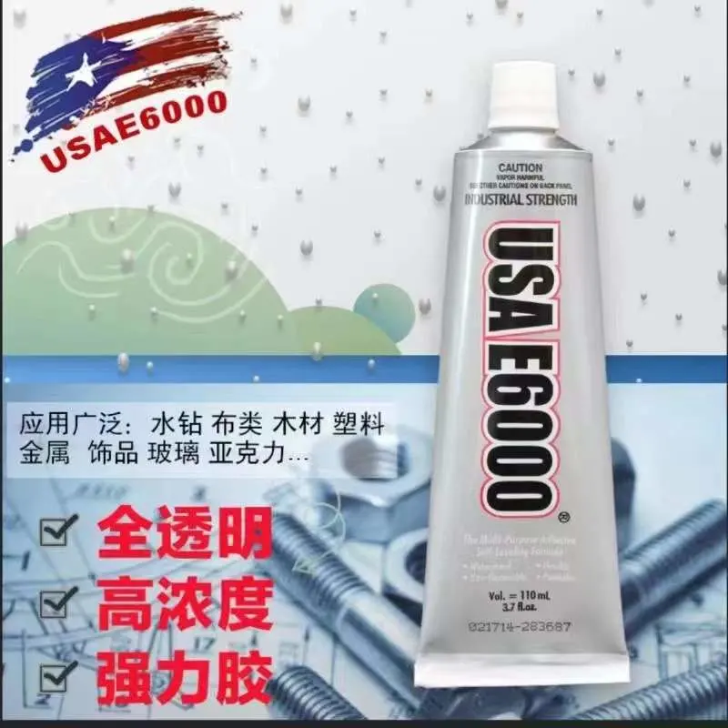 Forware mejor uso de pegamento E6000 15ml Industrial super adhesivo líquido transparente para el teléfono de la reparación o DIY