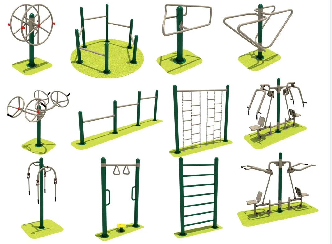 Equipos de gimnasia al aire libre en general sin sepultura