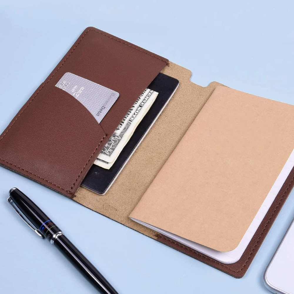 Customised Soft PU Leather Notebook Travel Journal Cover for Field Notes