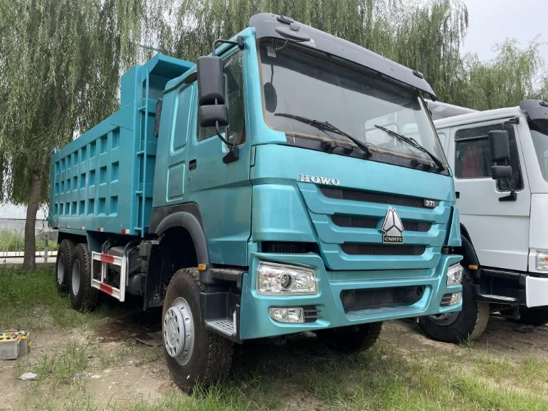 371/375HP 50 Ton Sinotruck HOWO camiones volquete Minivolcado Camión Volquete usados