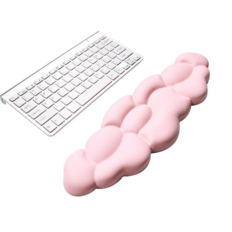 Waterproof Leather Keyboard Pad Solid Color PU Non-Slip Keyboard Hand Pad Mouse Pad Wrist Rest