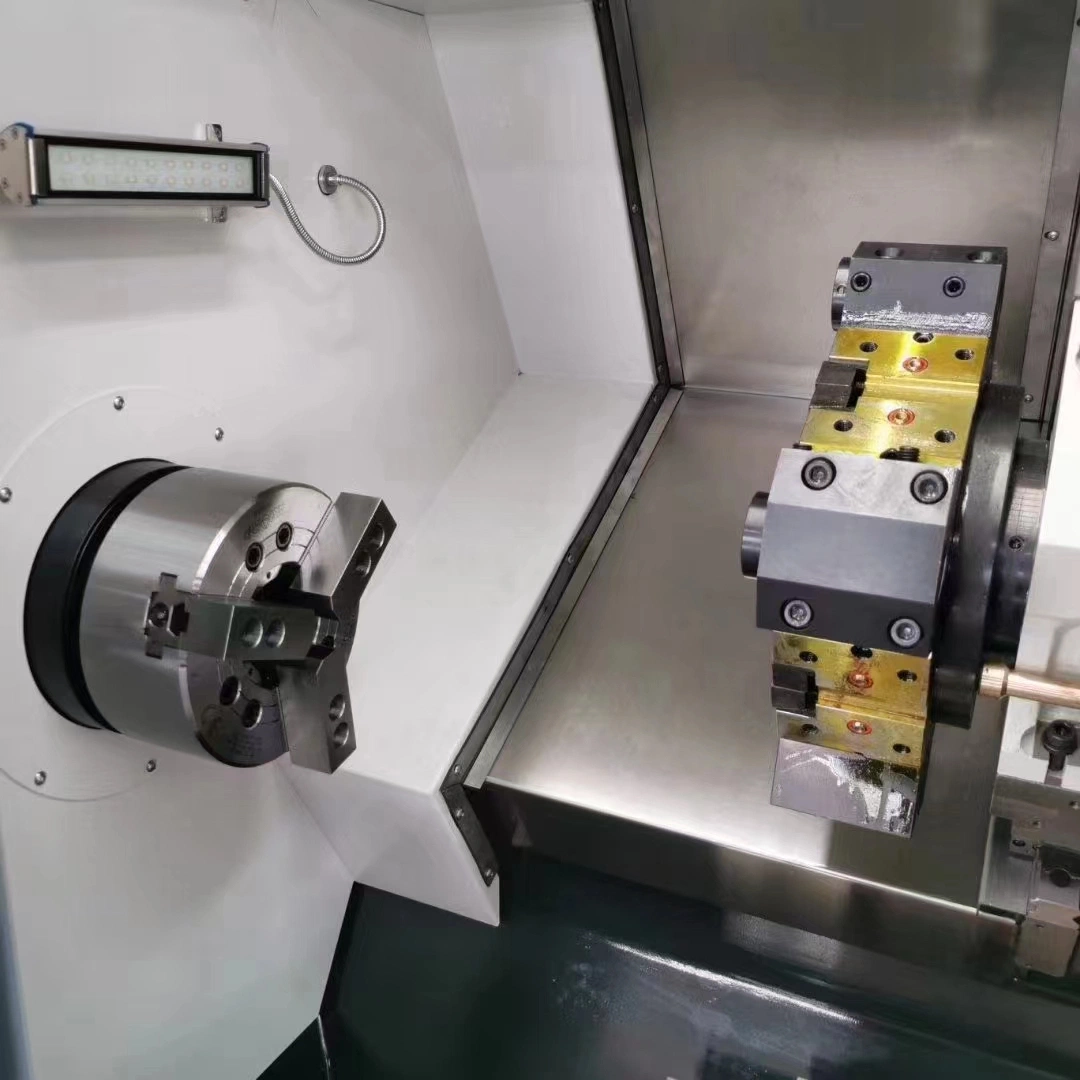 Meilleur prix de la machine de tour CNC à lit incliné Tck46A Metal Turning Lathe