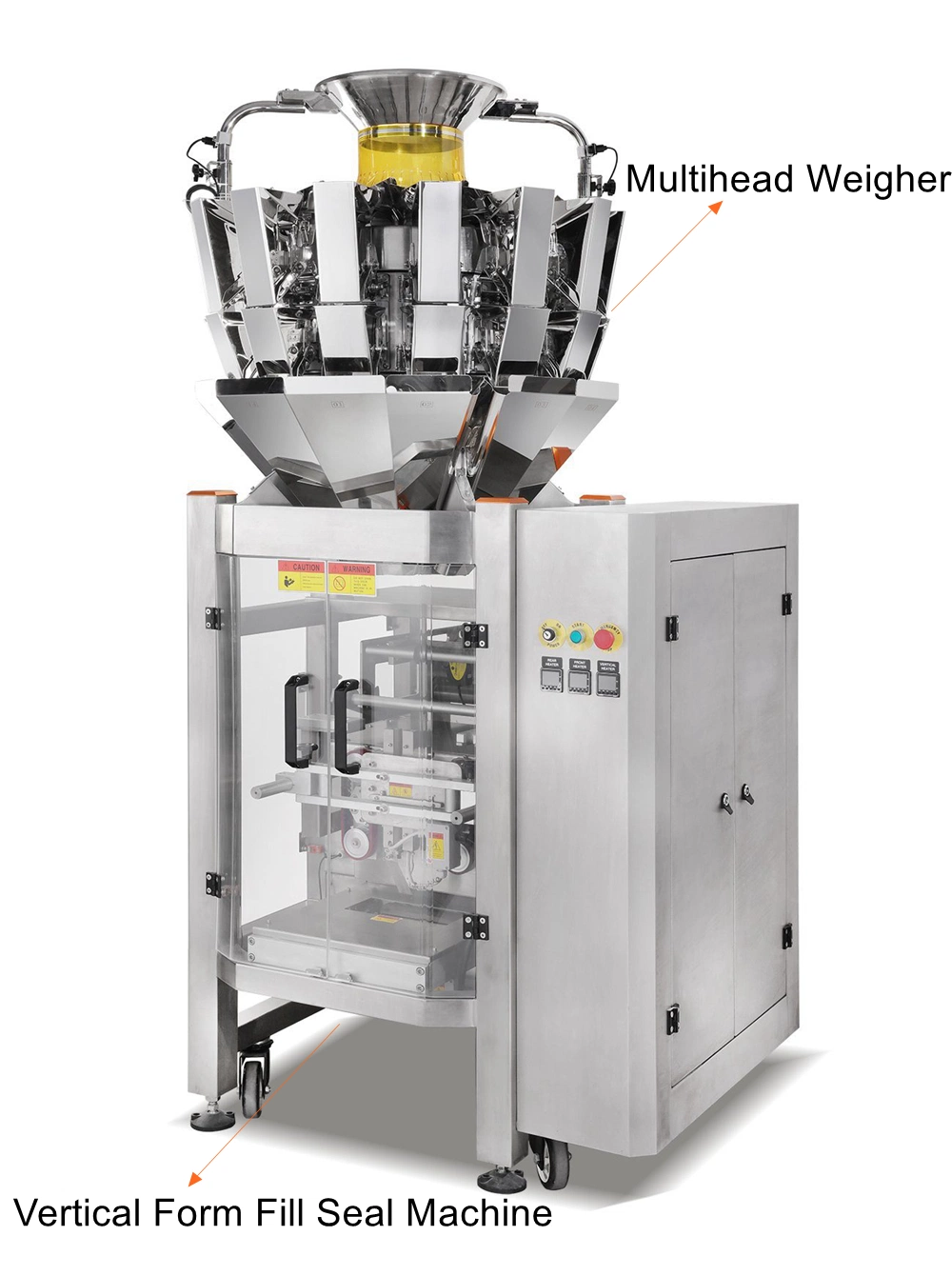 Auténticos 10 Jefes automático de 14 Jefes combinación escala Weigher multiterminal Máquina de embalaje de llenado de granos, hortalizas y la alimentación