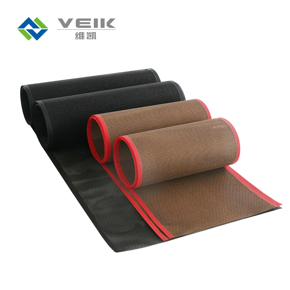 High Temperature PTFE Coated Fiberglass Mesh Conveyor Belts