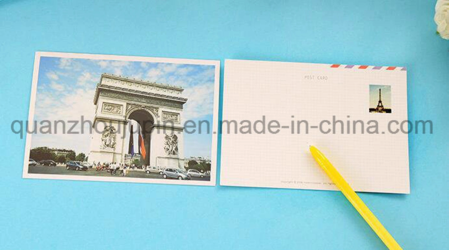 Custom Hot Sale Paper Tourist Attraction Picture Postcard