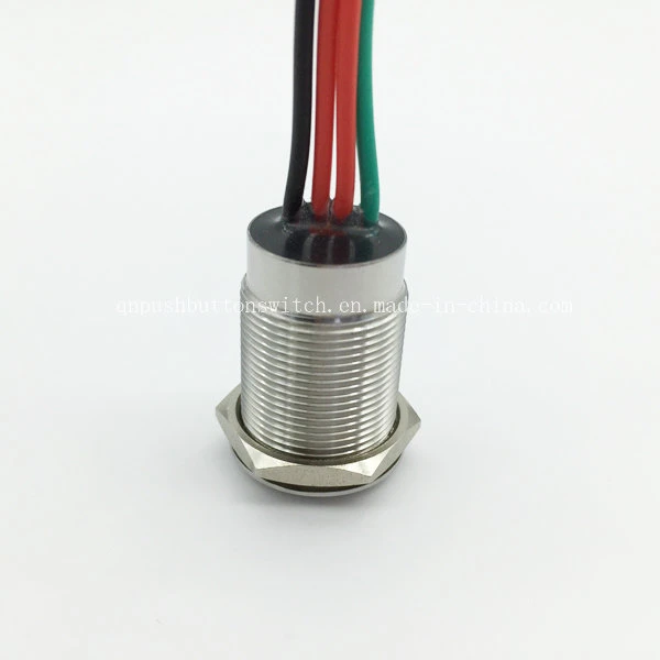 19mm em aço inoxidável Interruptor Piezo Interruptor Tact