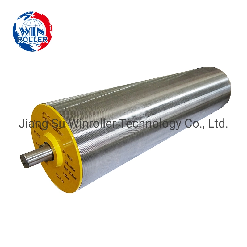 113mm Diameter Security Checking Conveyor Use Drum Motor with Crowned Shell