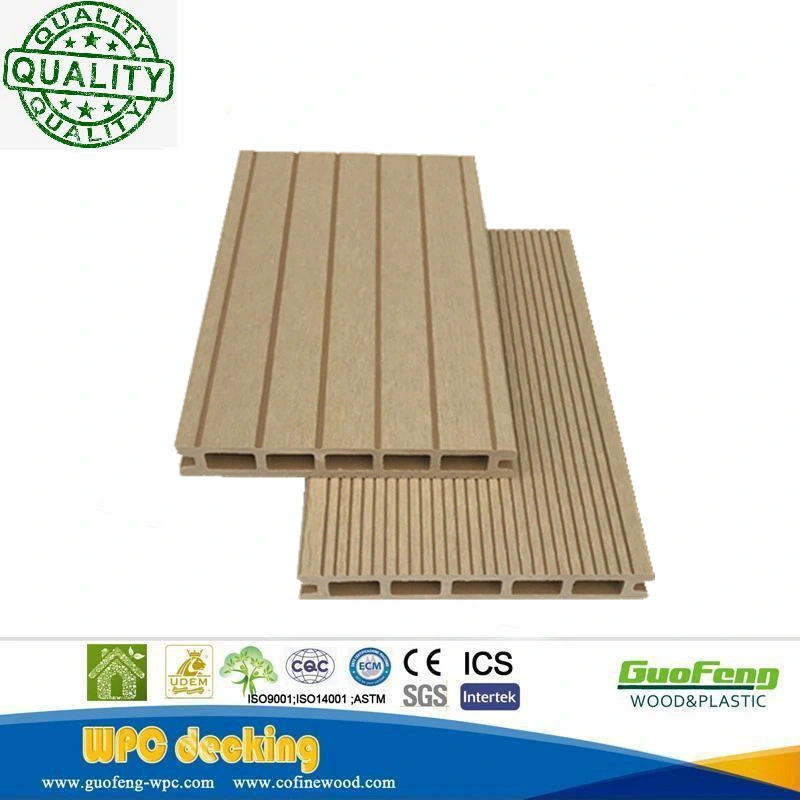 Wholesale/Supplier Sustainable Decorative Wood Plastic Composite Decking /Flooring with Different Grains