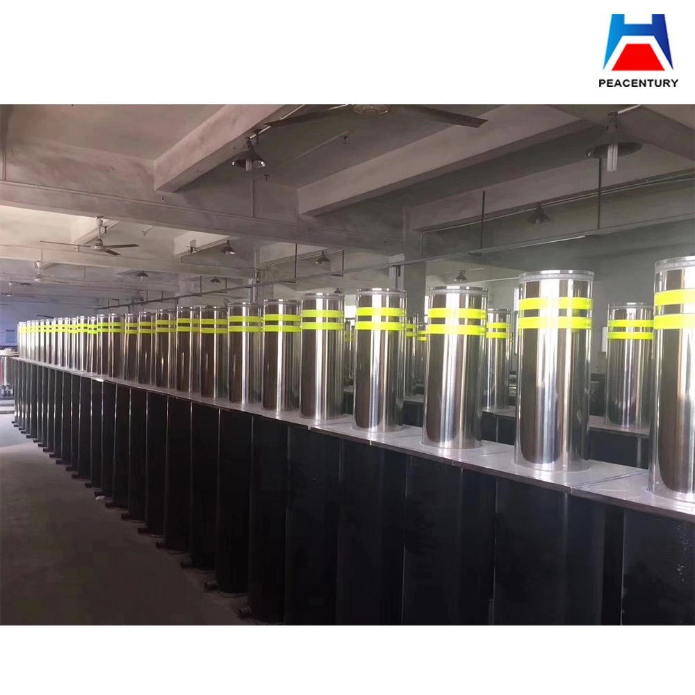 304 Stainless Steel Automatic Rising Electric Hydraulic Bollards