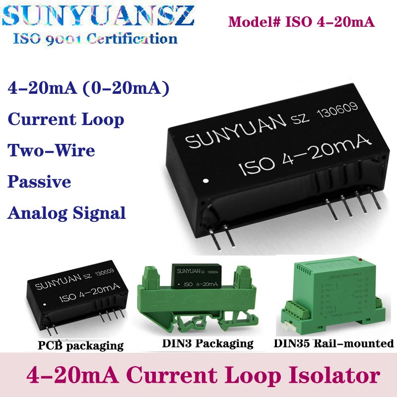 El aislamiento de 4-20mA (0-20mA) Transmisor de bucle de corriente