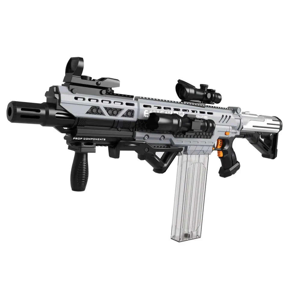 New Arrival 2022 Electric Blaster Plastic Prop Components Emission Ball Shooting Gun Soft Bullet Gun Toy