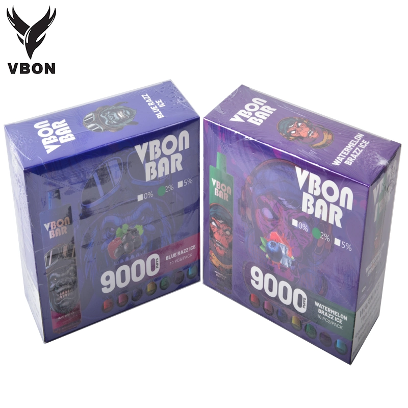 Vbon Bar Vapes 16ml Juice 9000 Puffs recargable 9K Puff