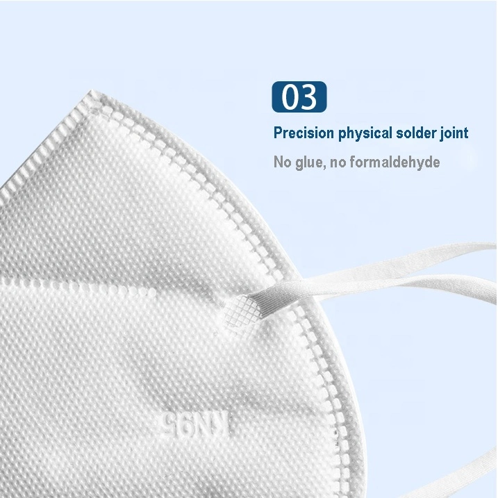 Premium High Filtration Barrier Against Bacteria Breathable Respirator N95 KN95 Face Mask