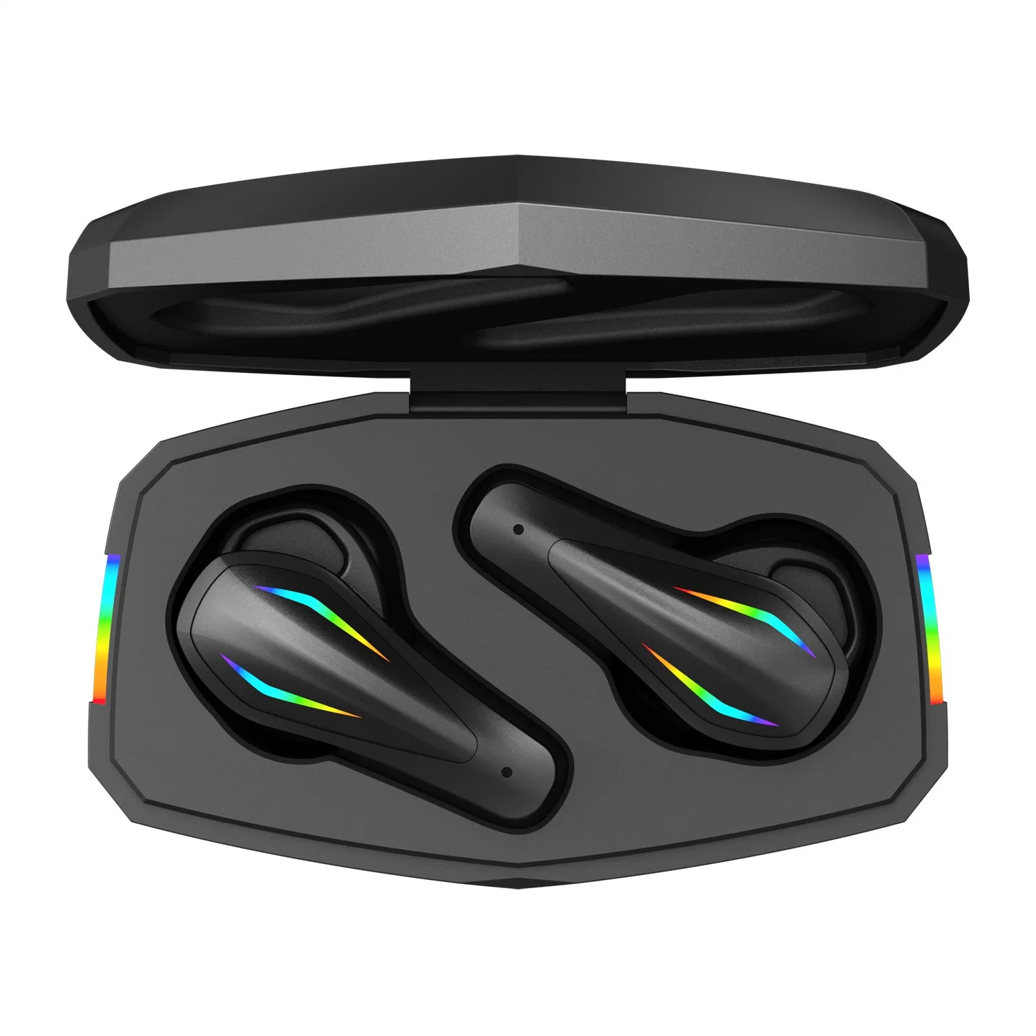 Auscultadores para auscultadores de gaming com modo duplo e sem fios auriculares auscultadores Bt Auricular estéreo com graves e auriculares TWS