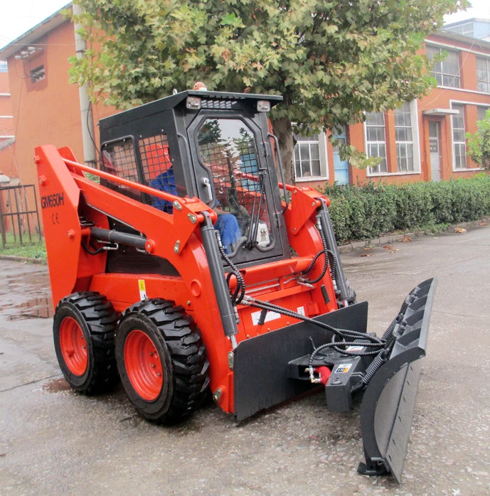 Titeco Skid Steer Wheel Loaader Slippage Loader with Snowblower Hydraulic Breaker Angle Broom