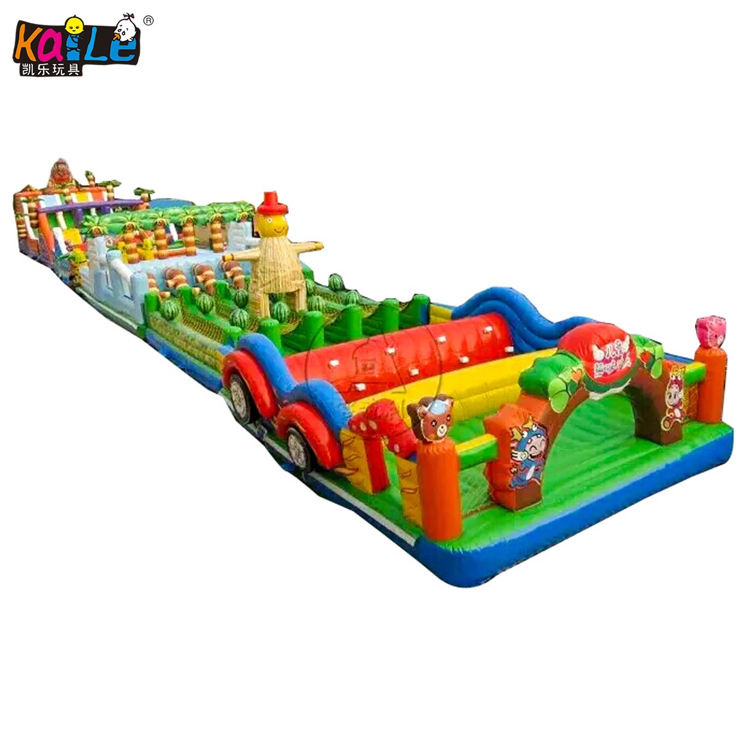 by Discount Tiger Animal Theme Inflatable Castle Bouncy Castle with Slide for Sale