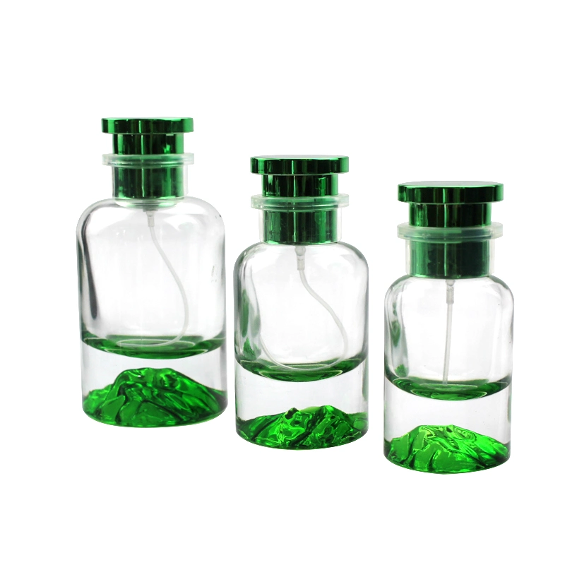 Luxury 30ml 50ml 100ml Smooth Perfume Glass Bottle with Cap