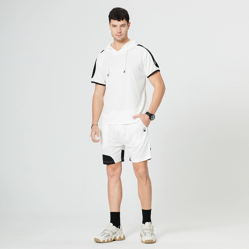 Summer T-Shirt Shorts Set Casual Boys Sports Polyester Custom Gym Tracksuit