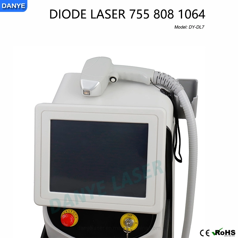 Laser Haarentfernungsgerät 1064nm 755nm 808nm Dreifach-Wellenlängen-Diode Laser