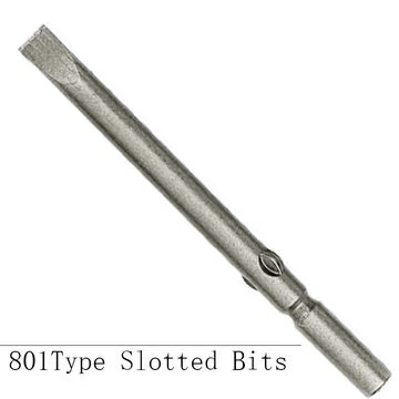 Power Screwdriver 801type Slotted Bits for Mulit-Purpose Use