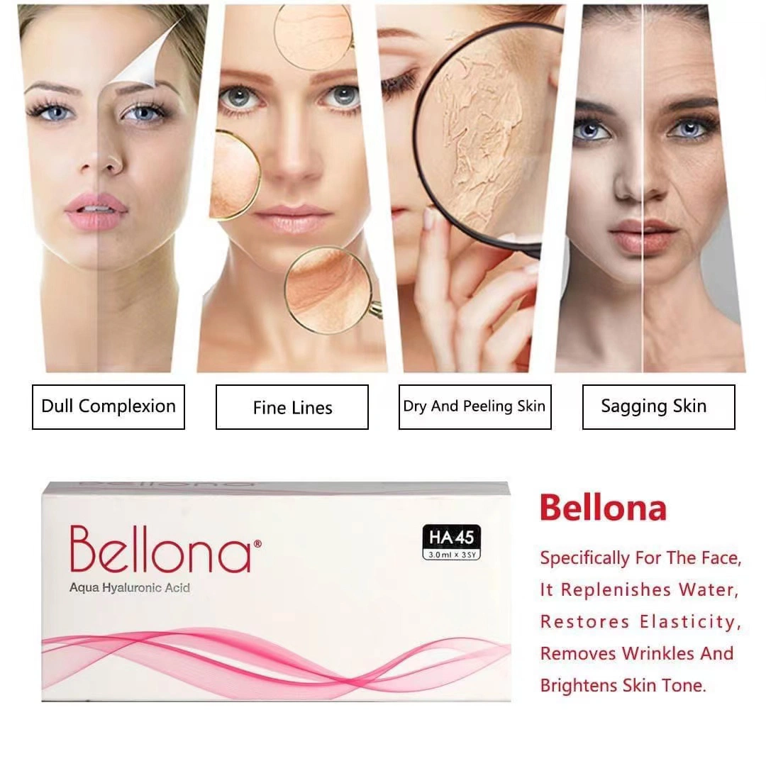 2022 New Product Face Lifting Bellona Pcl Liquid Hyaluronic Acid 3ml Bellona Ha Filler Injection for Brightening