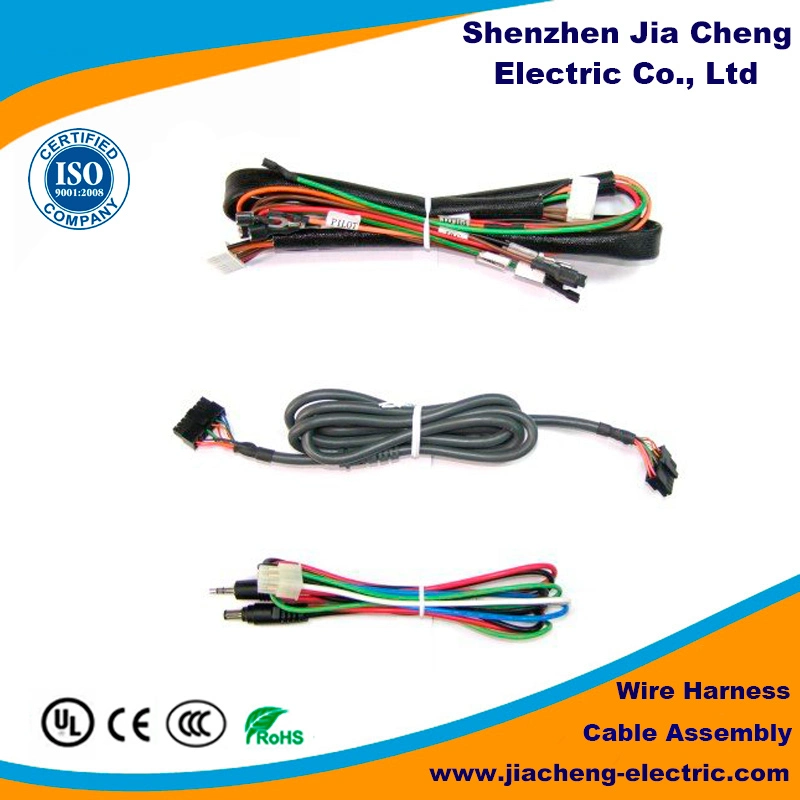 Industrial precisa de PVC de terminal del cable adaptador de conector hembra del mazo de cables