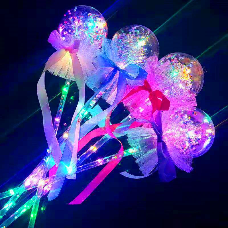 Holiday Party Proposal Wedding Heart Shaped LED Light Bob Balloon