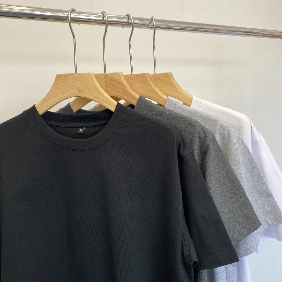 Custom T shirt 100% coton Puff 250 grammes de vêtements de conception d'impression