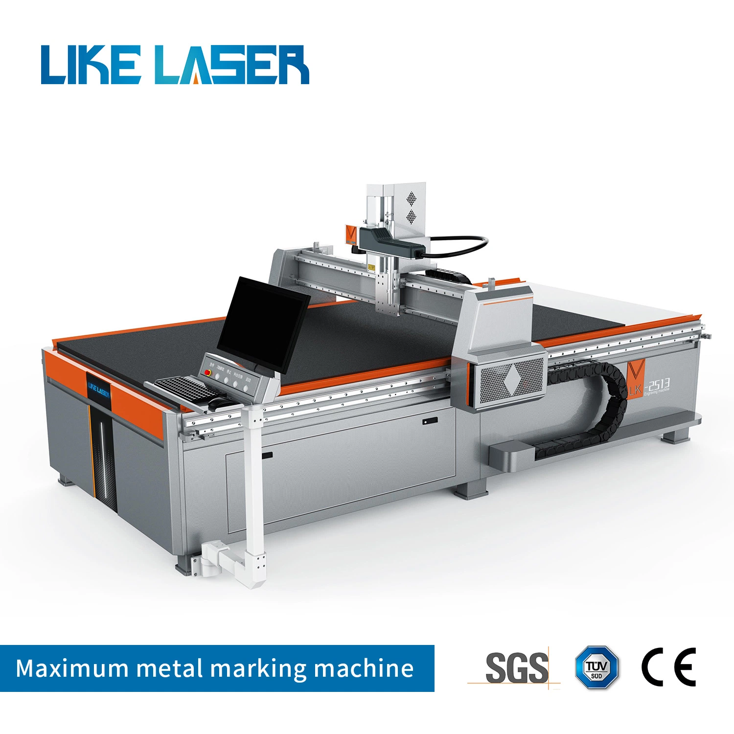 1300mm*2500mm Laser Cutting and Engraving Machine for Stainless Steel Sheet Decoration