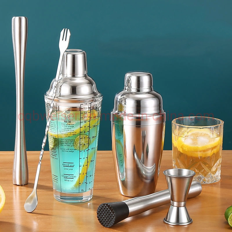 Amazon vende caliente Cocktail Boston Shaker Mezcla de vidrio mezcla de herramientas