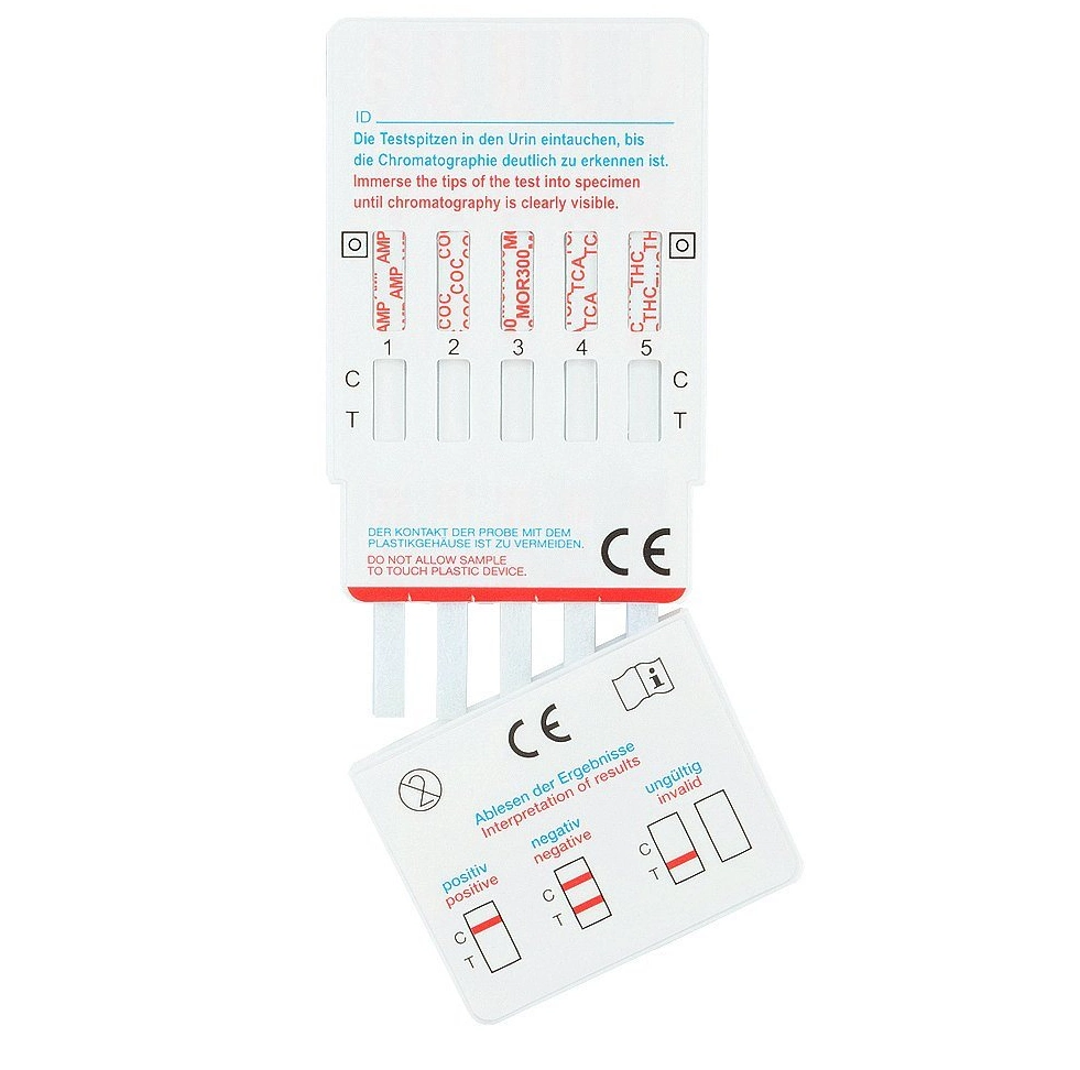 Colloidal Gold Method Two Years Card Drug of Abuse Test