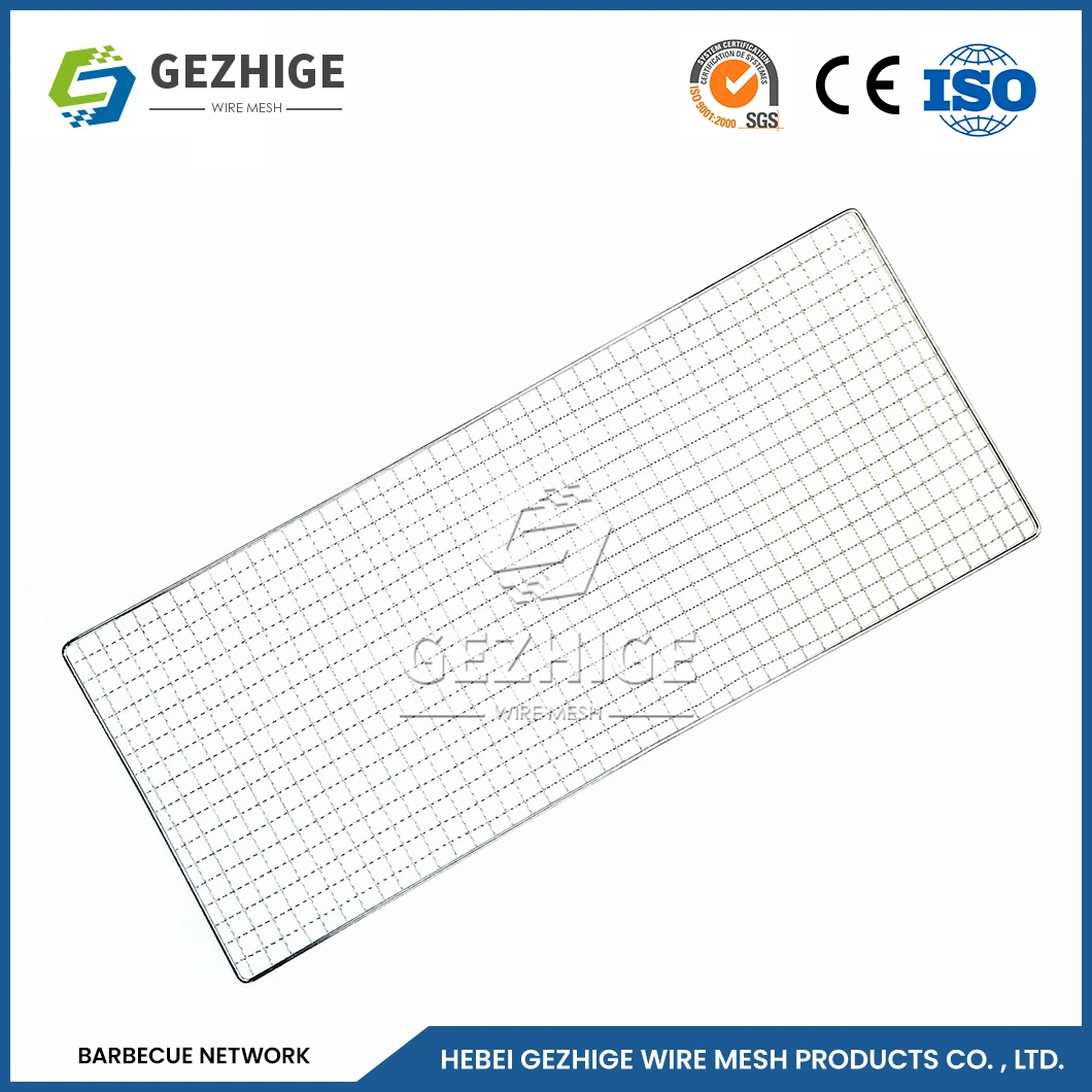 Gezhige Stainless Steel Barbecue Grill Wire Mesh BBQ Net