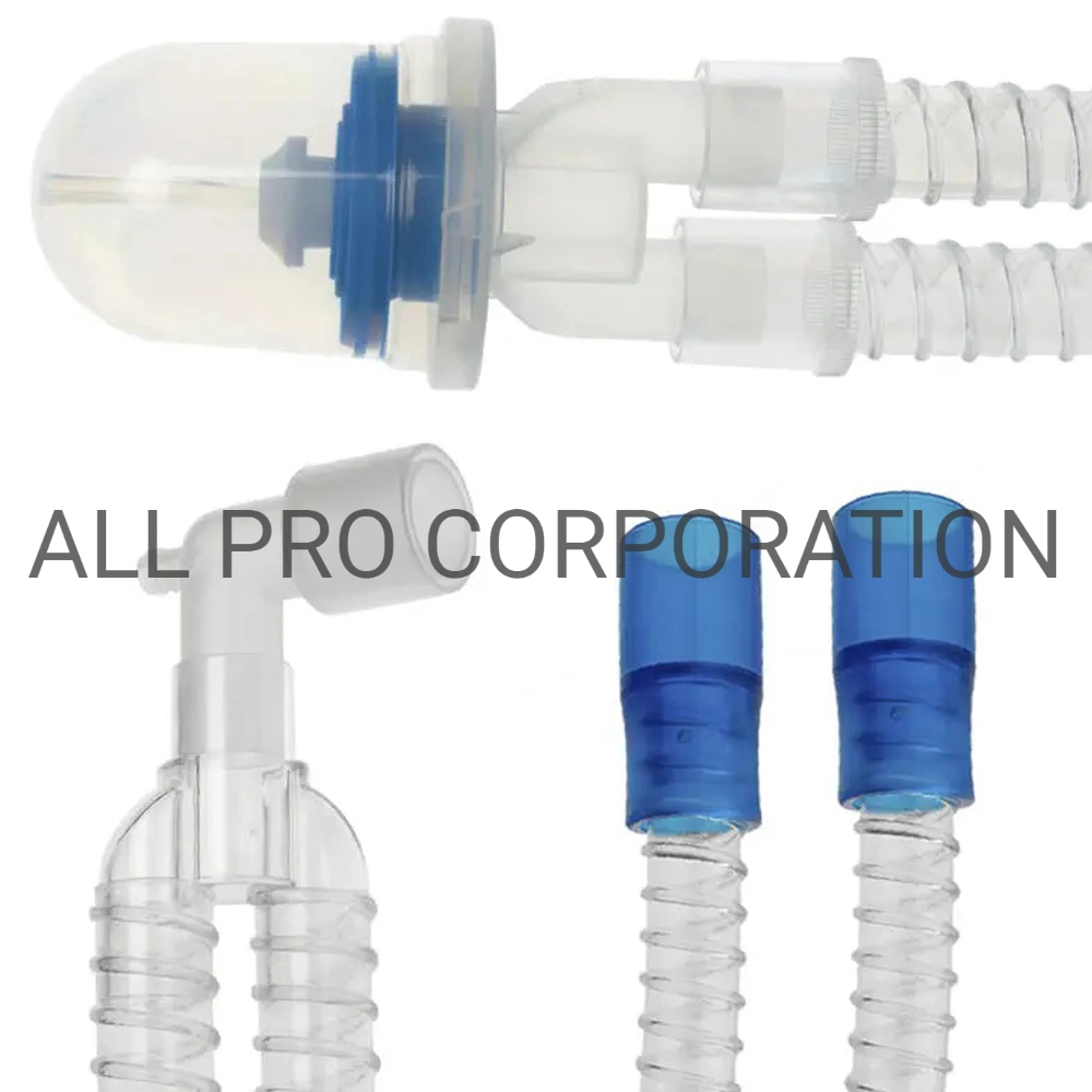 PVC Medical Anesthesthesia Circuit أنبوب قابل للتوسيع لمضج لـ ICU