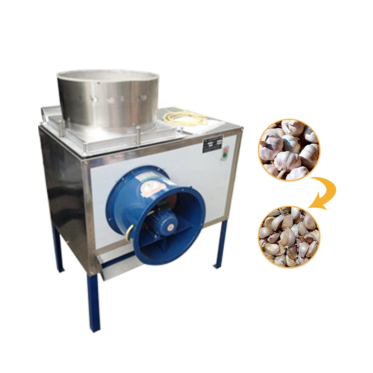 Big Capacity Small Commercial Brush Garlic Peeler Peeling Production Line Machine