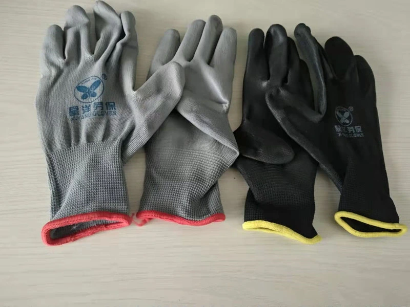 PU Coated Safety Garden General Work Labor Gloves PU Coated Gloves