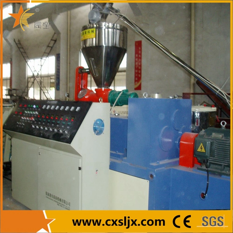 Conical Twin Screw Plastic Extruder with Bimetallic Screw Barrel