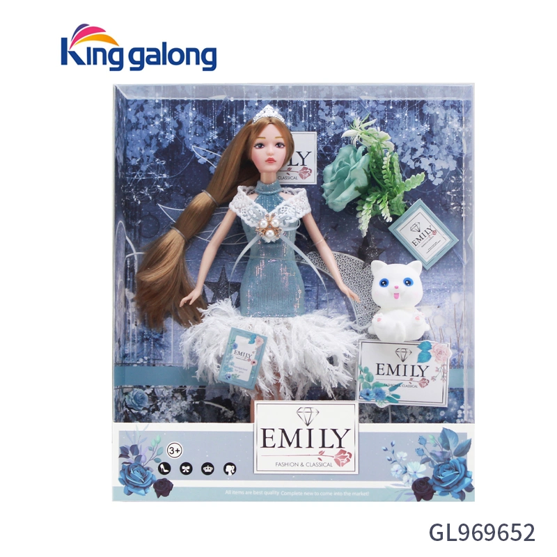 11,5 Zoll Modell Schöne Emily Barbe Kinder Realistische Spielzeug Puppe Vinyl Spielzeug Mode Mädchen Fabrik Baby Puppen Zubehör Sets