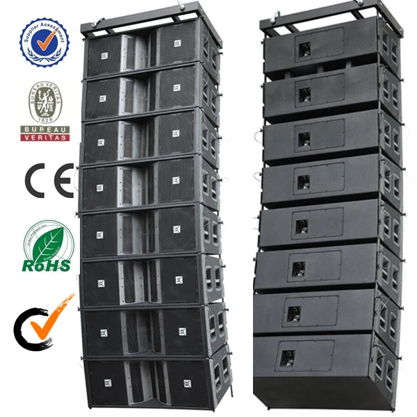 Fábrica de China al por mayor de 12 pulgadas Dual Line Array Powered el equipo de audio