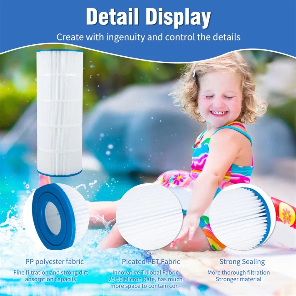 Professional Designed Pleated Swimming Pool Filter, Piscinas SPA Accessories Filtro De Agua