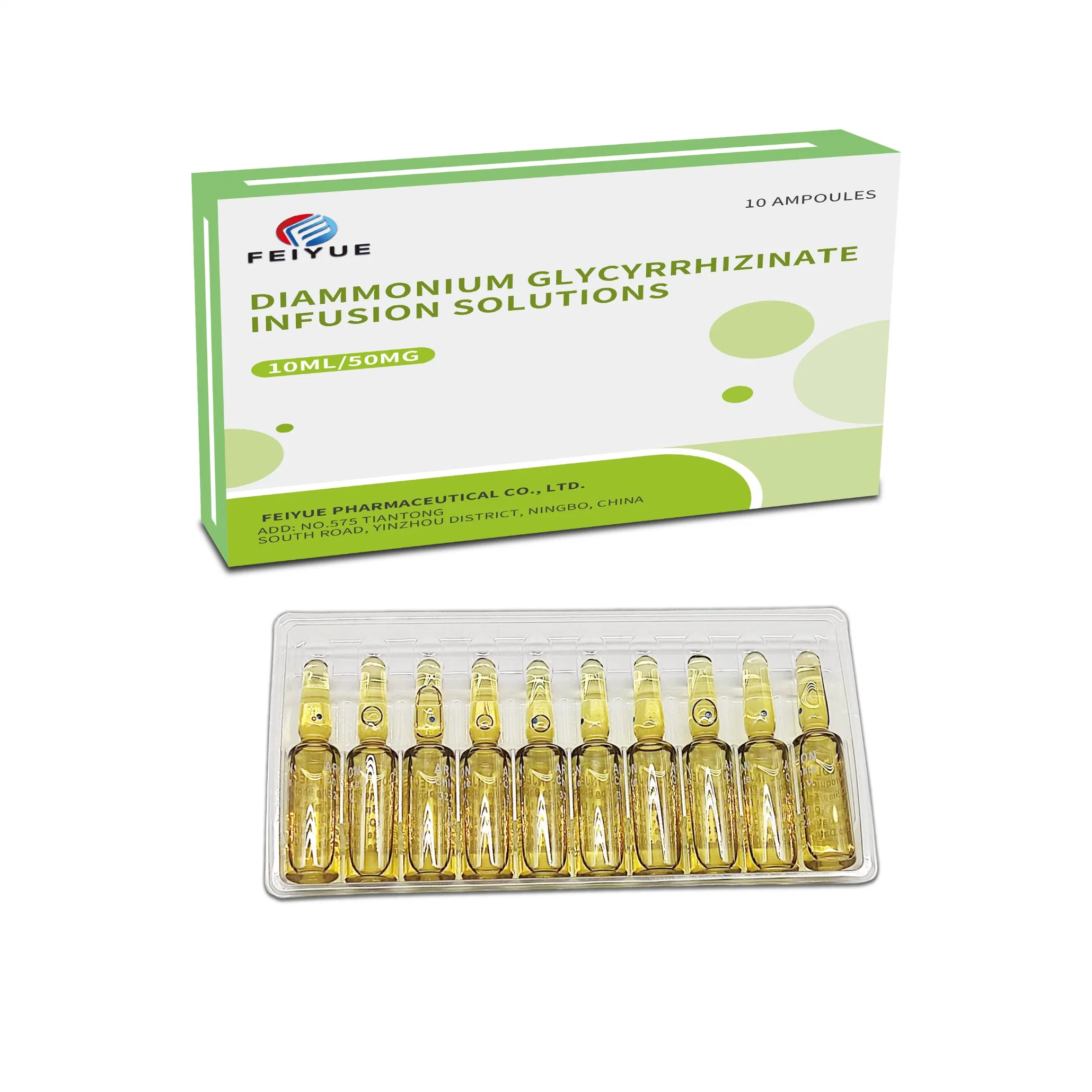 GMP Diammonium Glycyrrhizinate Injection 10ml: 50mg