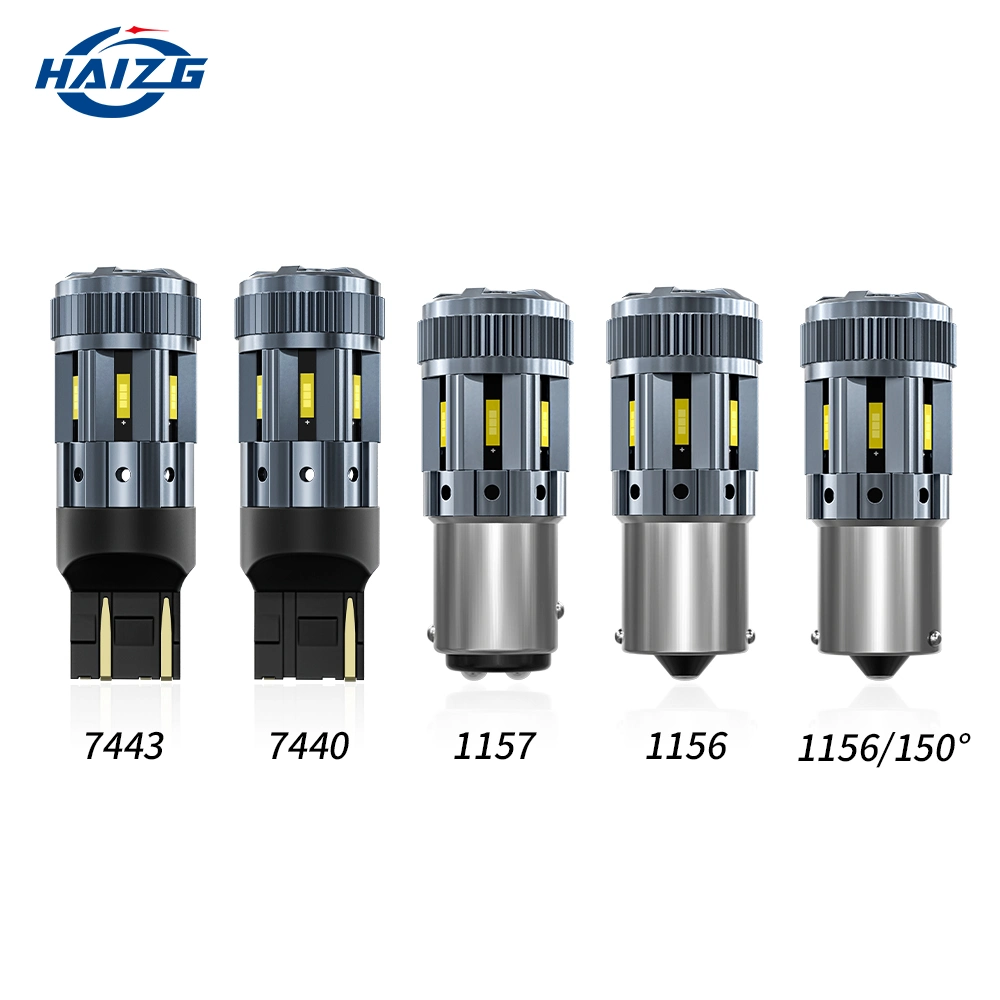 Haizg super voiture de la luminosité d'avertissement de feu de marche arrière des feux de stop Auto Ampoules LED clignotants