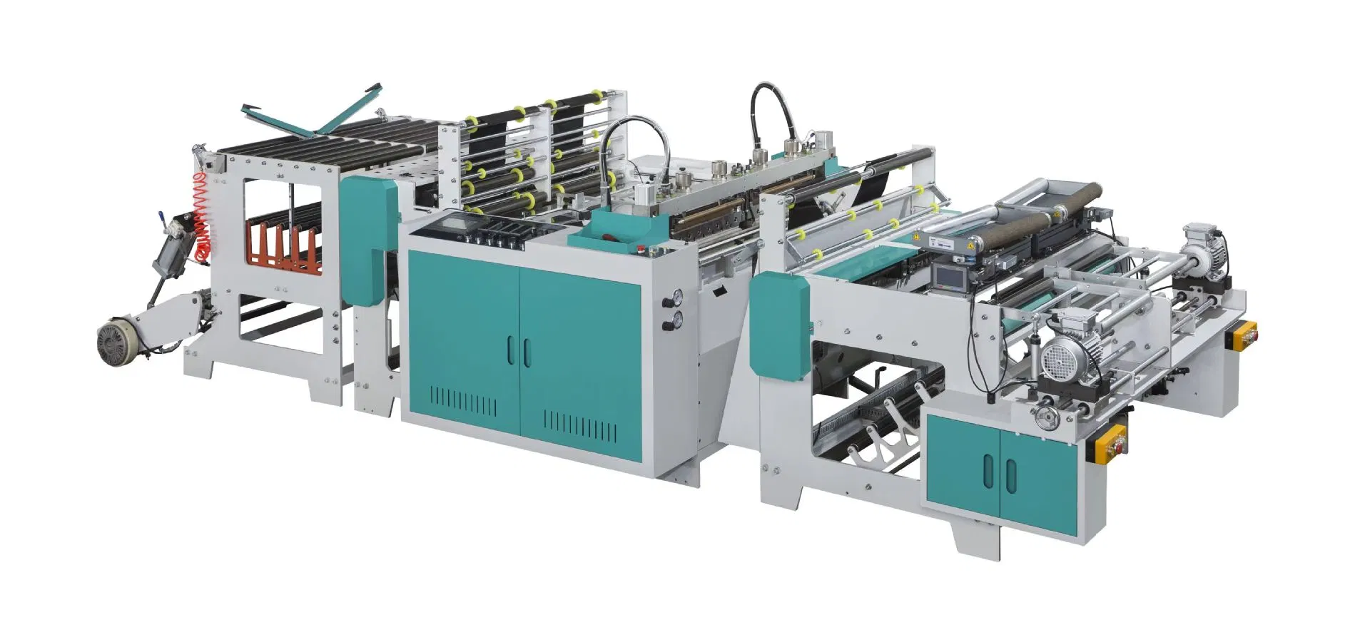 Plastic Rolling Bag Making Machine High Speed with Paper Core Easy to Operate