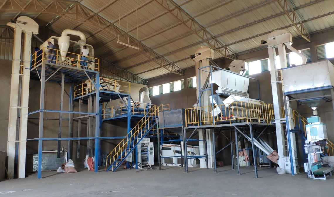 Sesame Mung Kidney Chickpea Grain Seed Bean Cleaning Processing Plant Machine