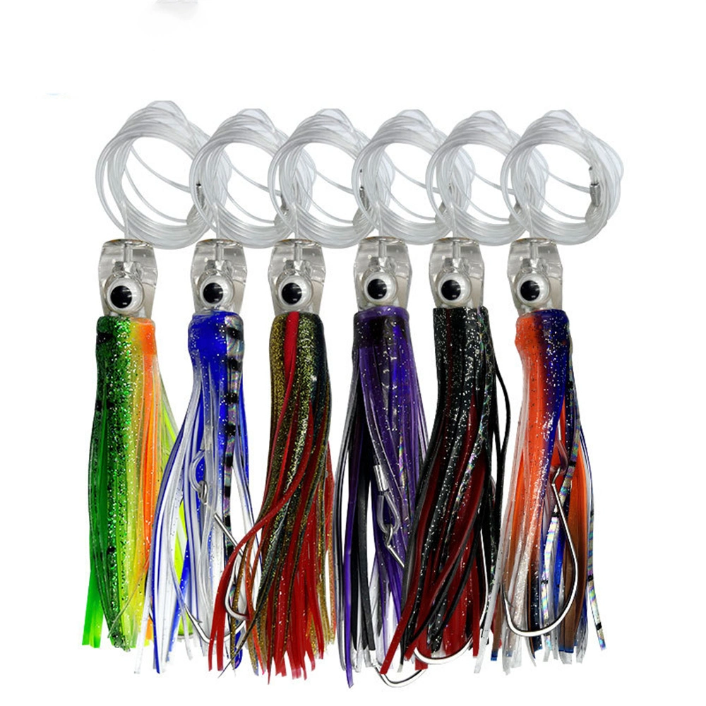 16cm/25cm Tuna Squid Octopus with Hook Soft Bait Fishing Lure