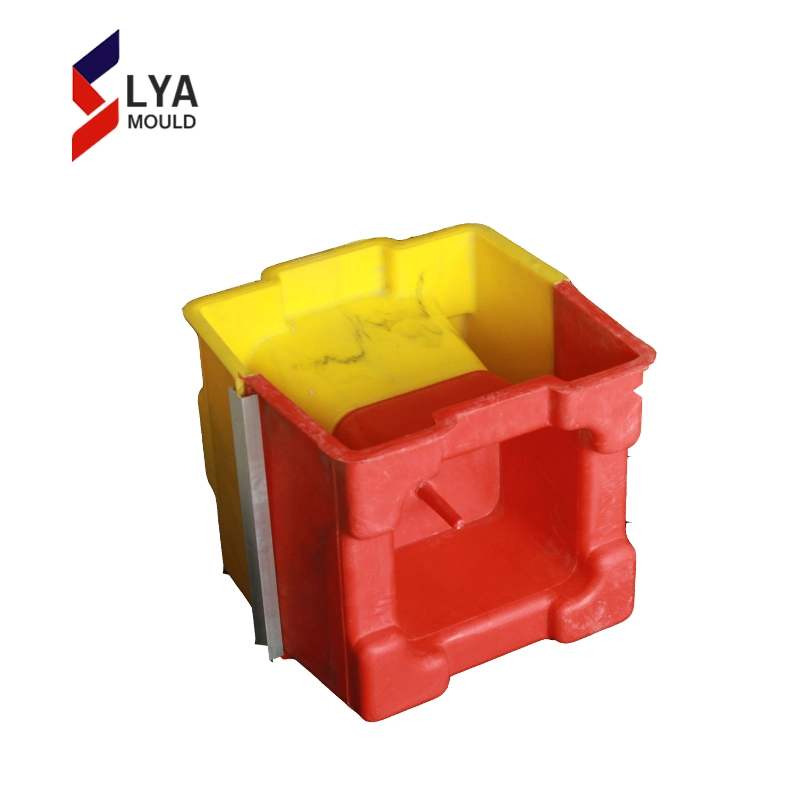 Concrete Hollow Blocks Bricks Making Interlocking Plastic Molds