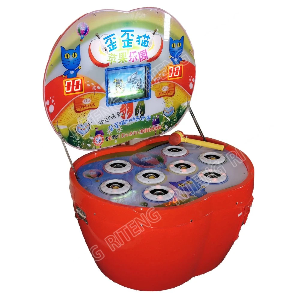 Coin Operated Indoor Amusement Ticket Game Children Whack a Mole Hitting Hammer Arcade Game Machine for Kids